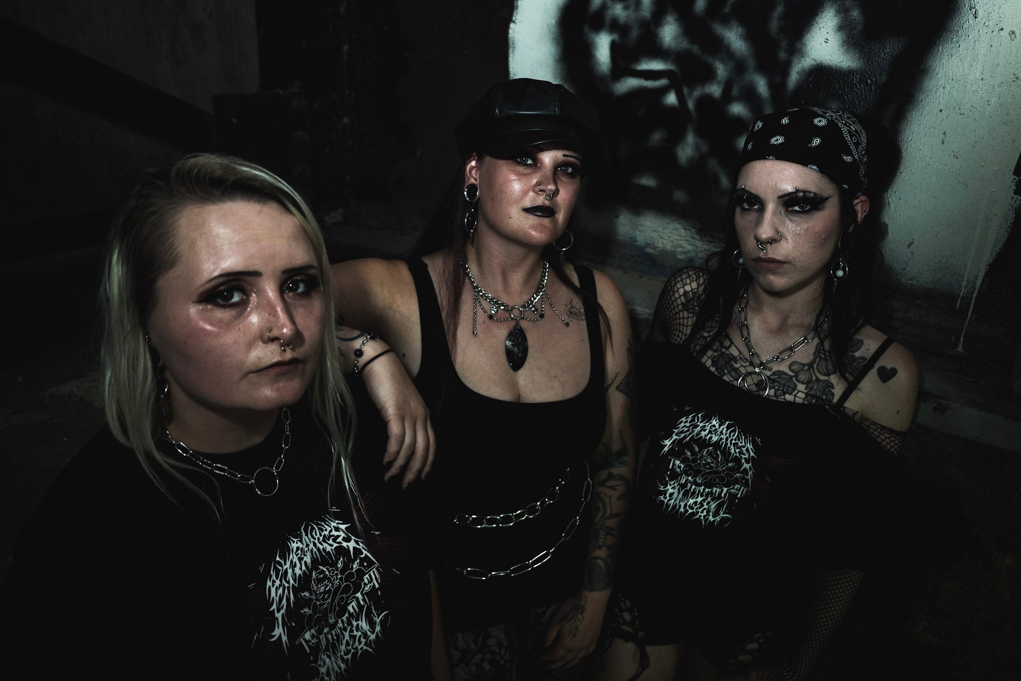 Strange Angel Creations jewelry worn in a styled photoshoot