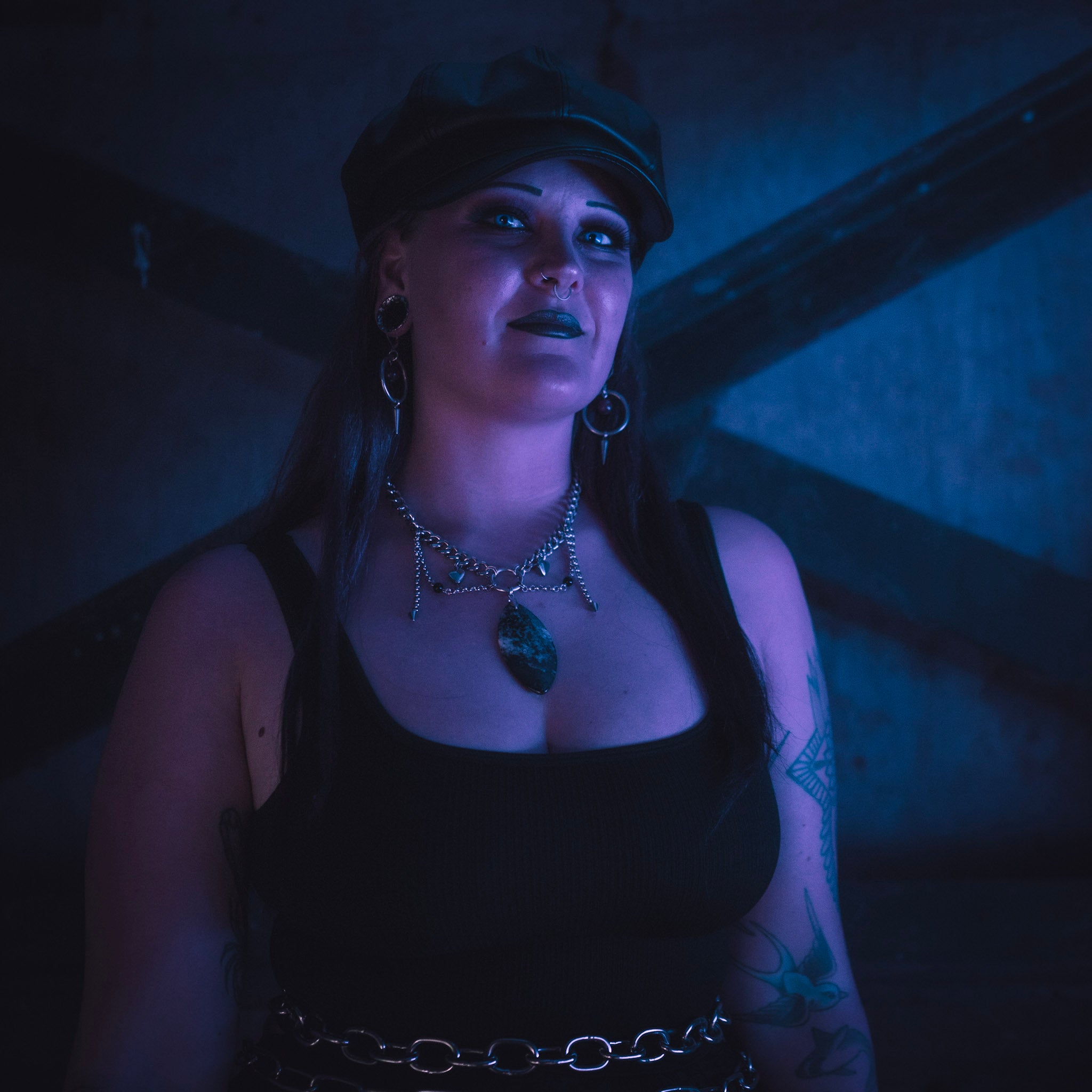Strange Angel Creations jewelry worn and styled