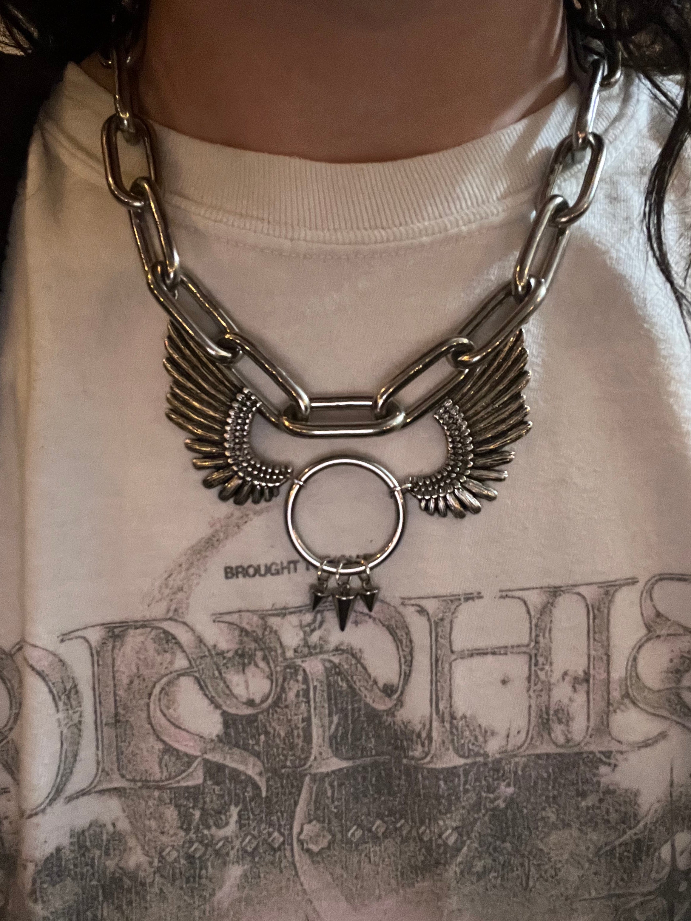 Strange Angel Creations jewelry worn and styled